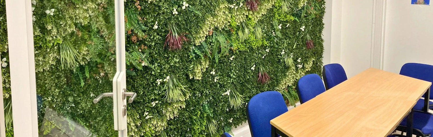 Green Upp mur végétal artificiel bannière