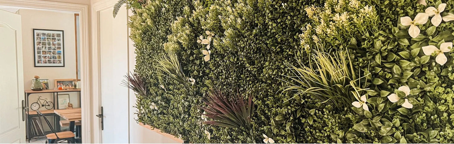 Green Upp mur végétal artificiel bannière