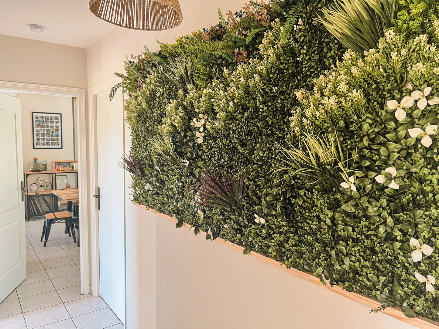 Primevère - mur végétal artificiel - Green Upp