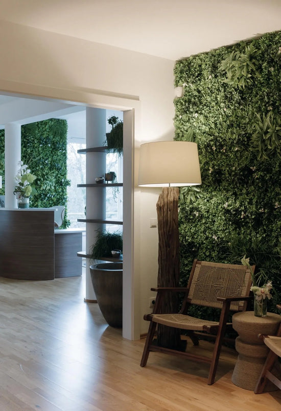 Liseron Blanc Mur végétal artificiel Green Upp spa 3