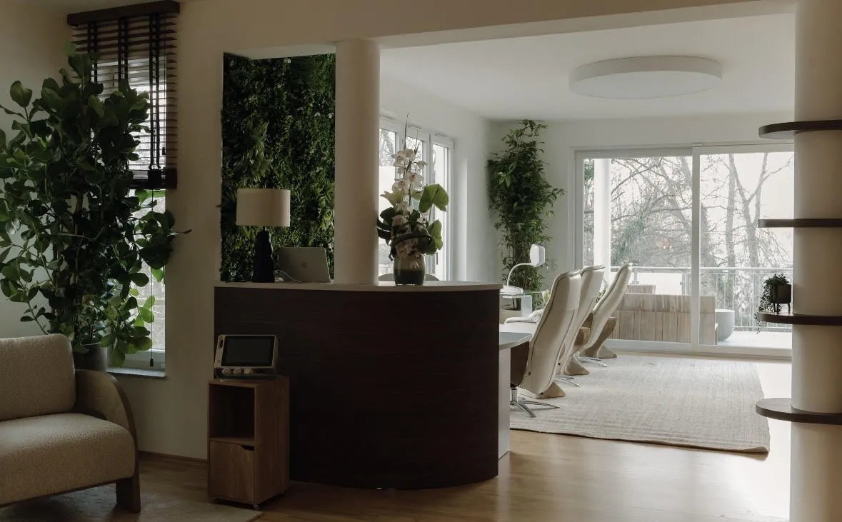 Liseron Blanc Mur végétal artificiel Green Upp spa 4