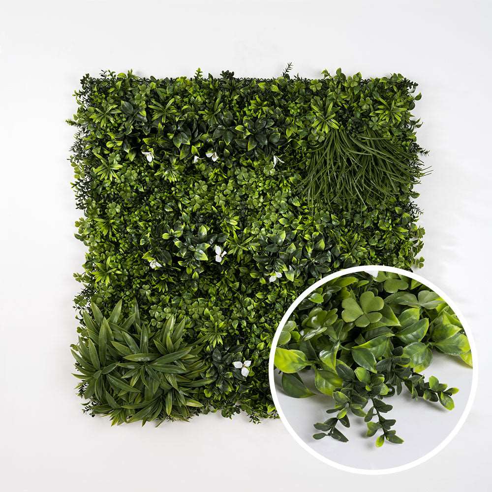 feuillage artificiel liseron blanc pour mur végétal - Green Upp