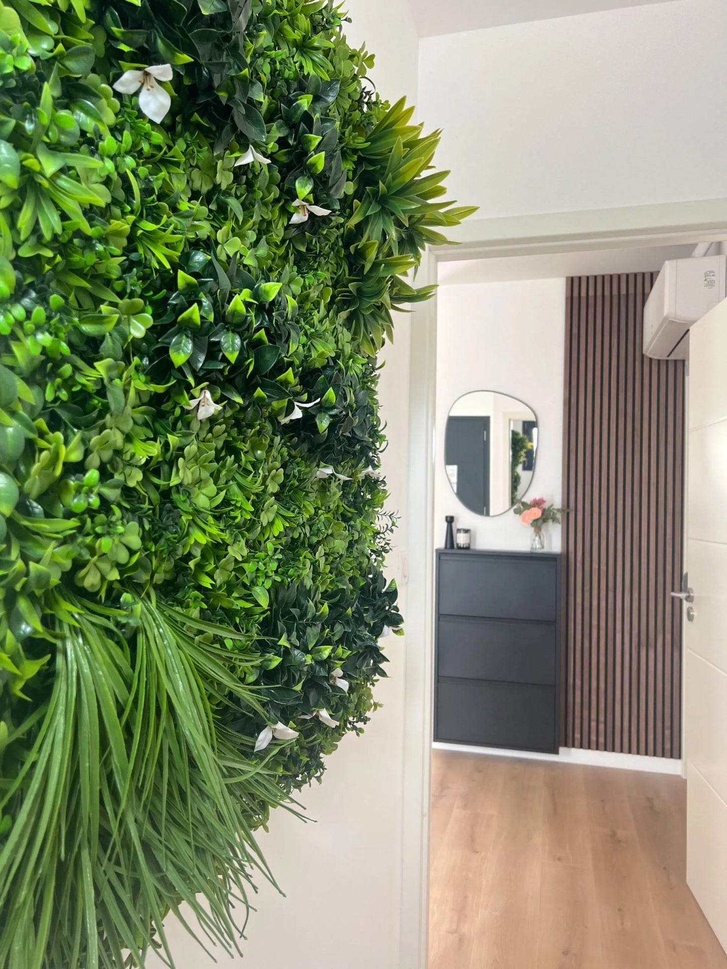 Liseron Blanc - mur végétal artificiel - Green Upp