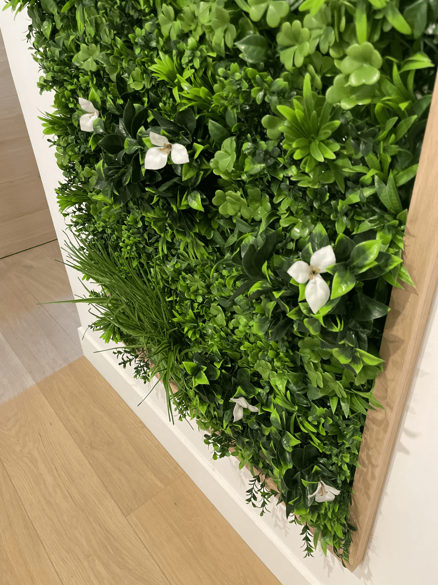 Liseron Blanc - mur végétal artificiel - Green Upp